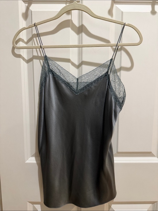 Vince Other - Vince Lace Trim Satin Cami Slip - Gray